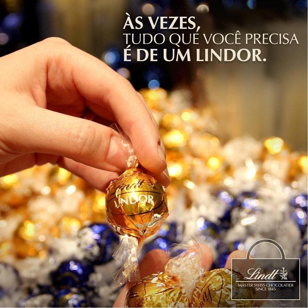 Miniatura Bombons De Chocolate Lindt Lindor Kit 6 Caixas Presente 100G
