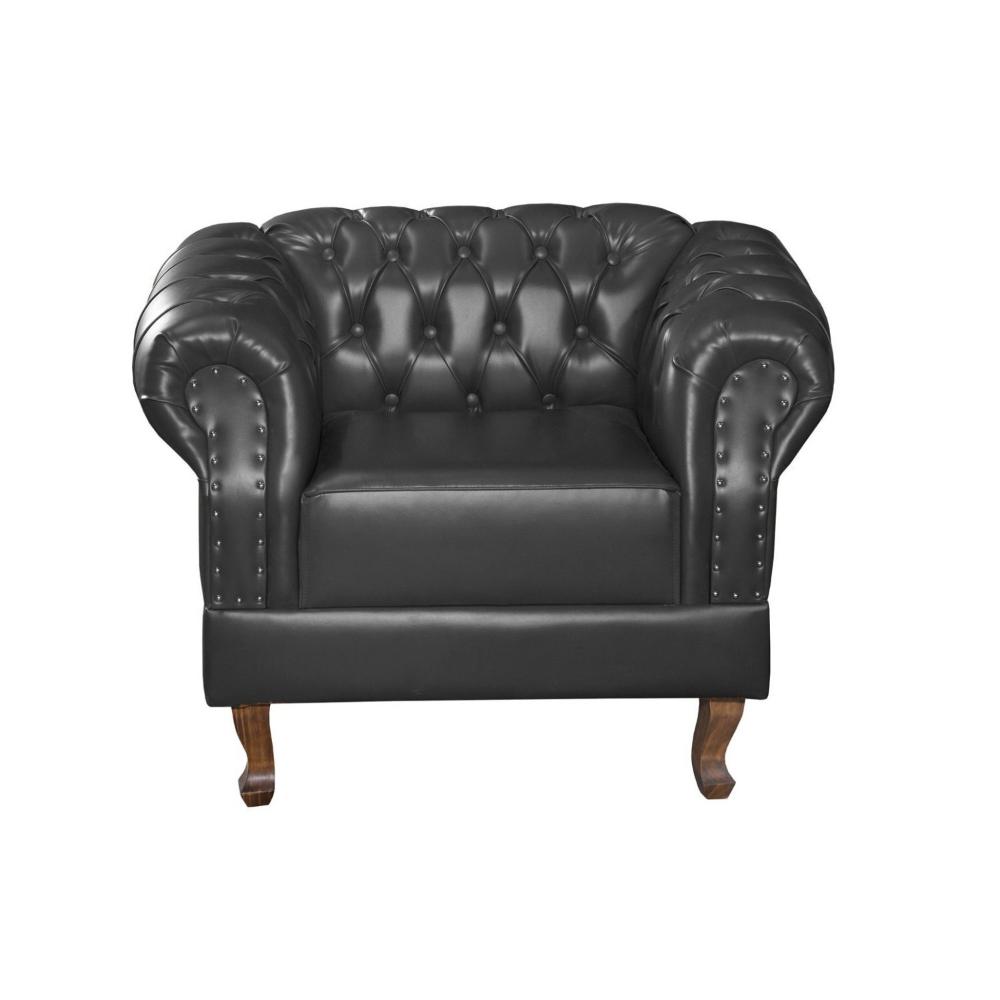 Miniatura Poltrona Chest Duque Courano Preto