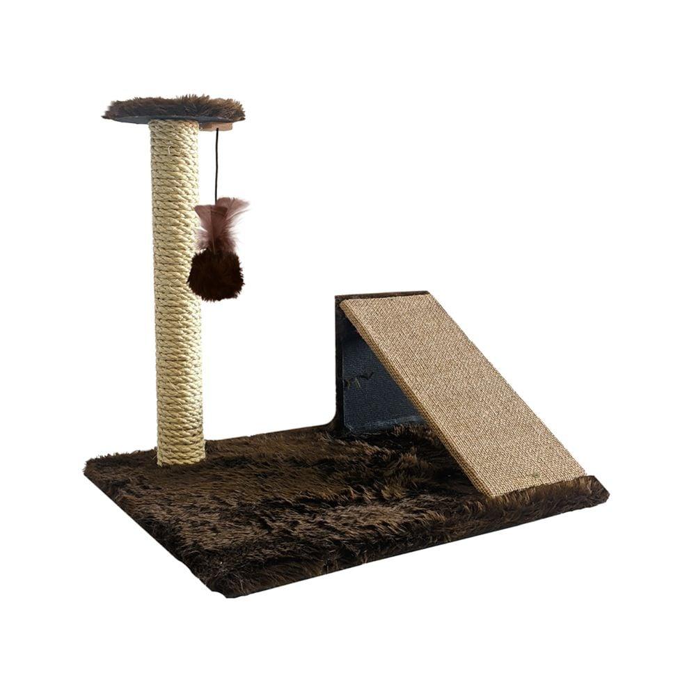 Miniatura Brinquedo Arranhador com Rampa Le Petin Recreio Cat Marrom - Tam. Único