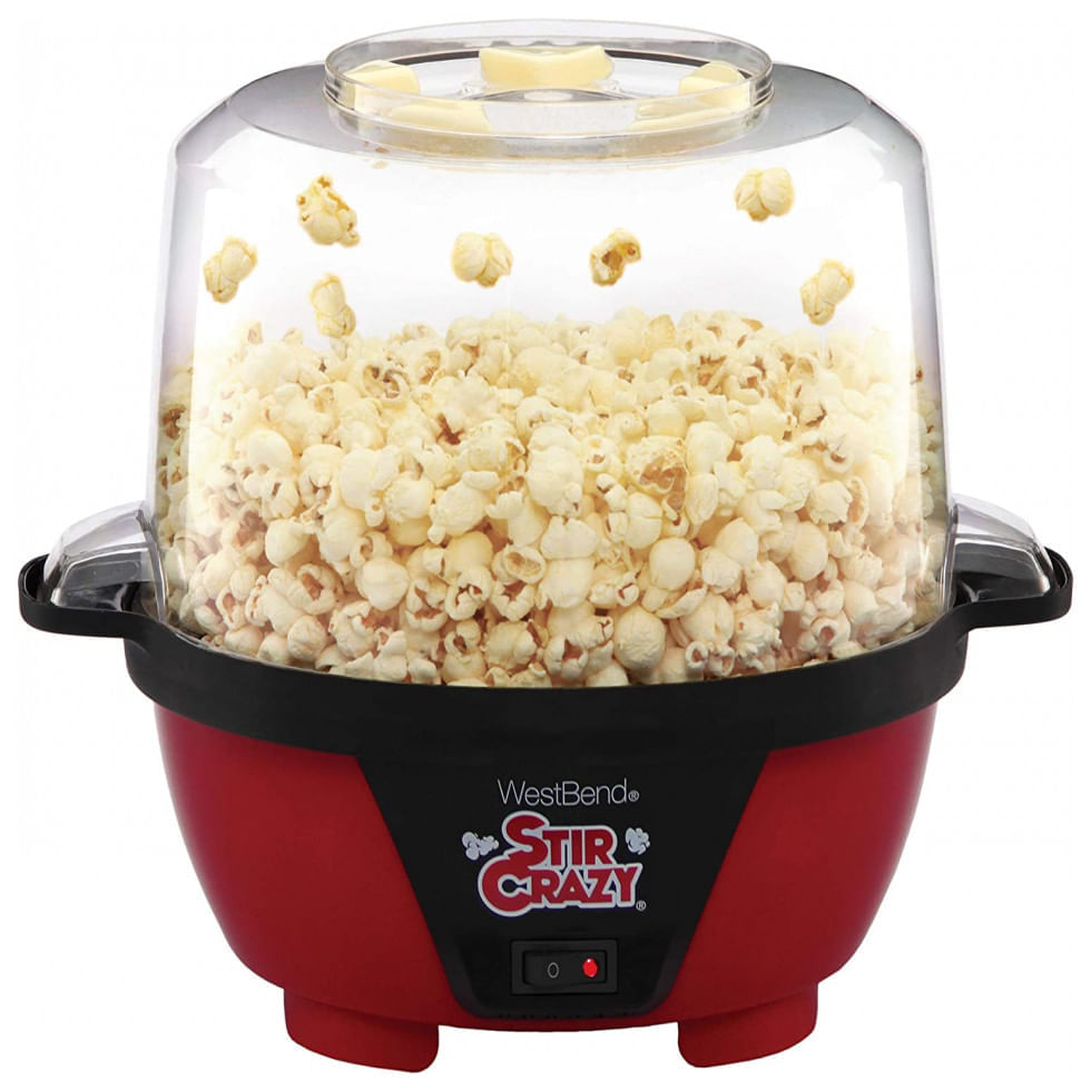 Miniatura Pipoqueira Elétrica West Bend Capacidade 6 Litros por Vez, 110V Vermelha