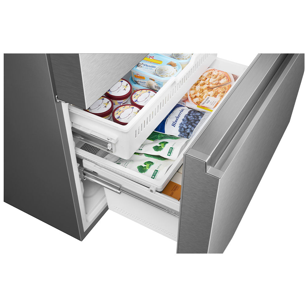 Miniatura Refrigerador French Door Hisense de 03 Portas Frost Free com 536 Litros Inox - RF-79W1AIQS 110