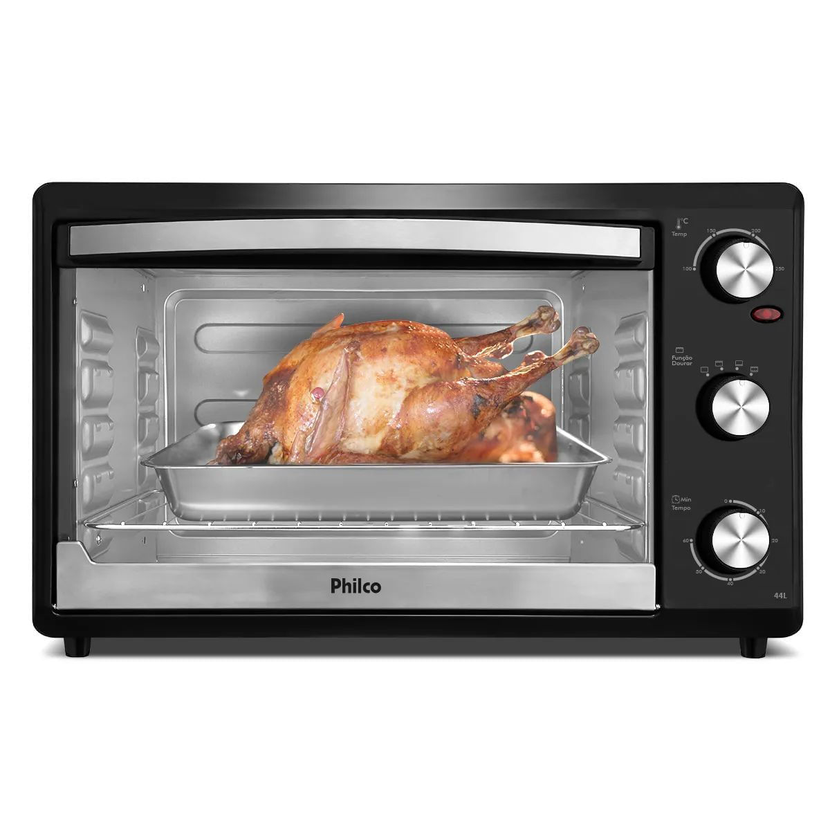 Miniatura Forno Elétrico Philco PFE44P 1500W Dupla Resistência 44L 110V 110V