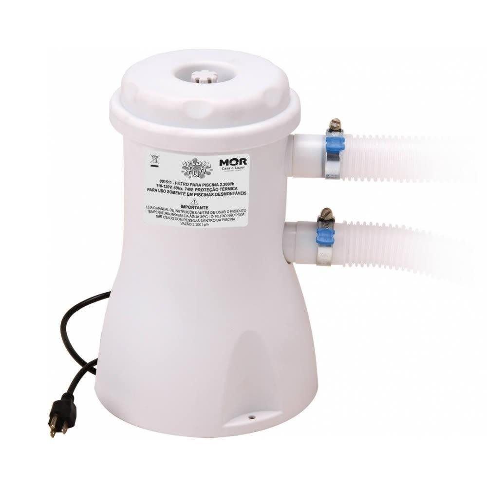 Miniatura Filtro Para Piscina Mor Vazão 2200L/H - 110V - 001511