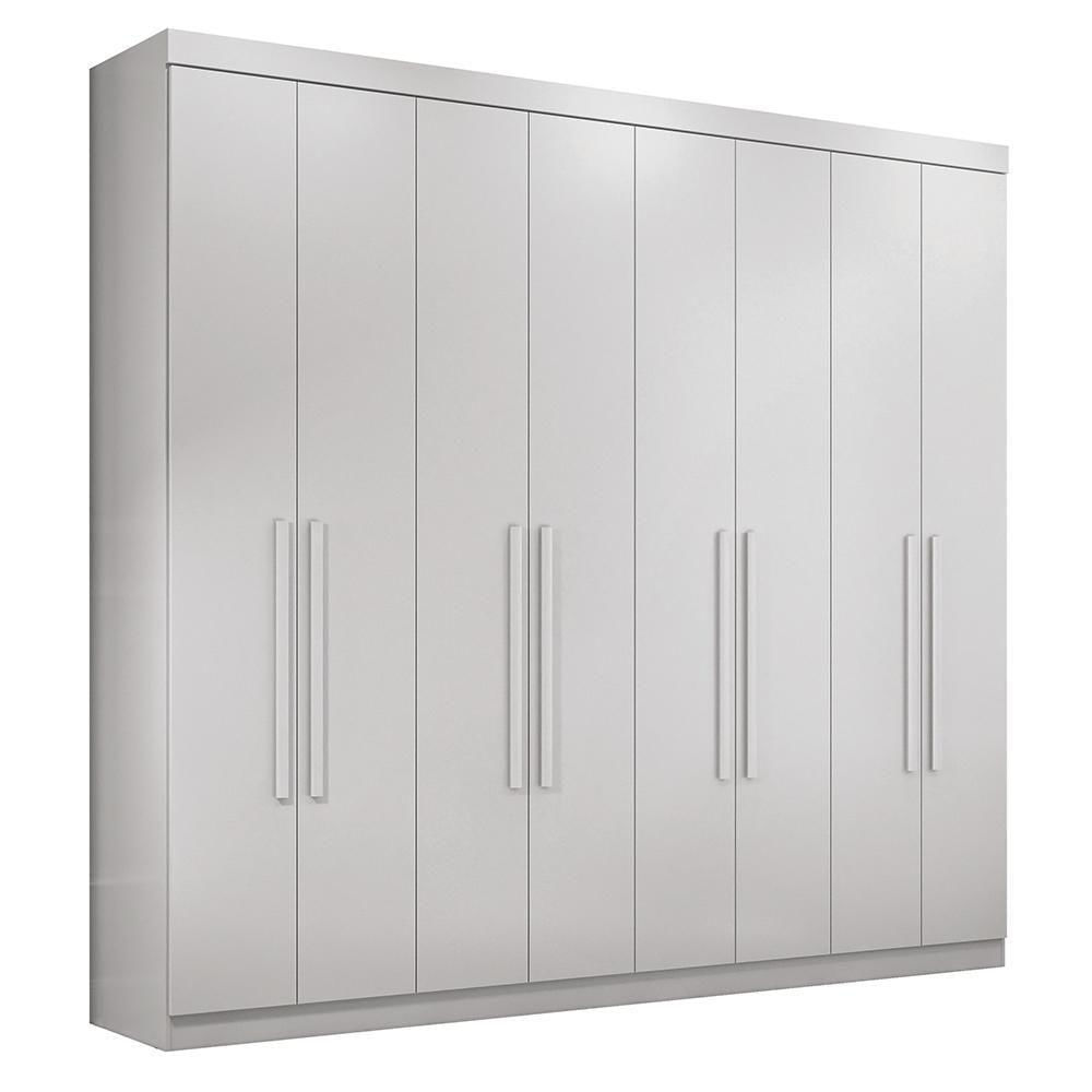 Miniatura Guarda Roupa Casal Master New 8.4 8 Portas Branco - Santos Andirá Branco