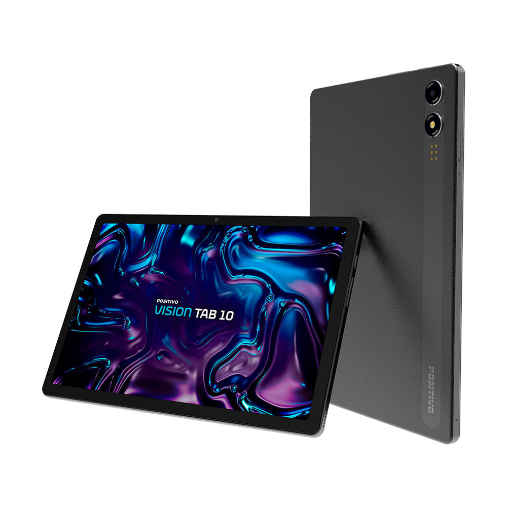 Miniatura Positivo Vision Tab 10 com Capa Teclado 4GB RAM 128GB 5+13MP 6000mAh 10.1" HD Wifi AC e 4G - Preto