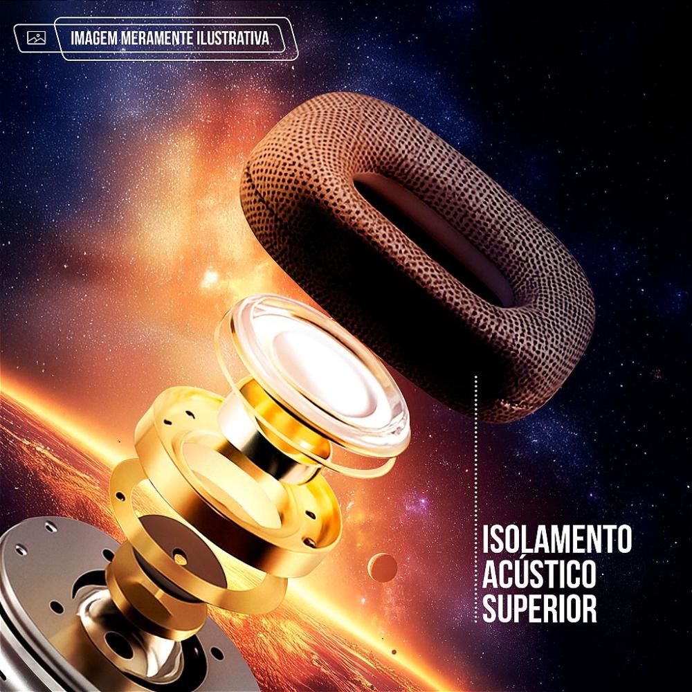 Miniatura Headphone Bluetooth Orbit Max - Cinza Escuro - SPACE