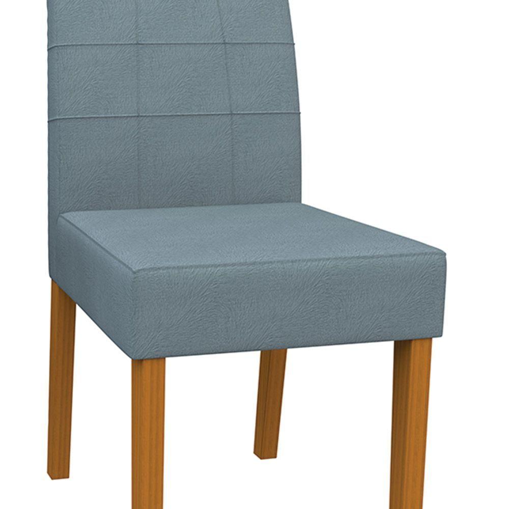 Miniatura Kit 06 Cadeiras de Jantar Aline Animalle Azul Wd26 - D'rossi