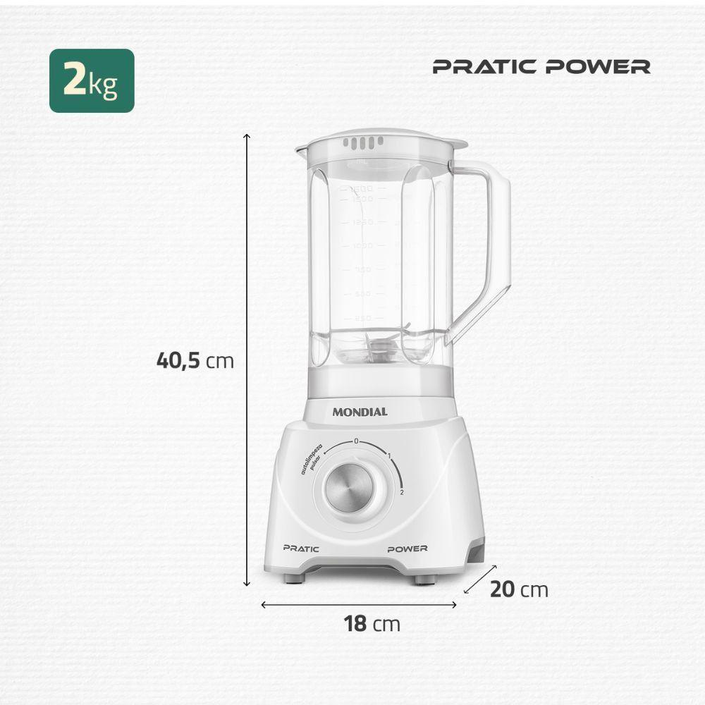 Liquidificador Mondial Branco 110V L-97-W