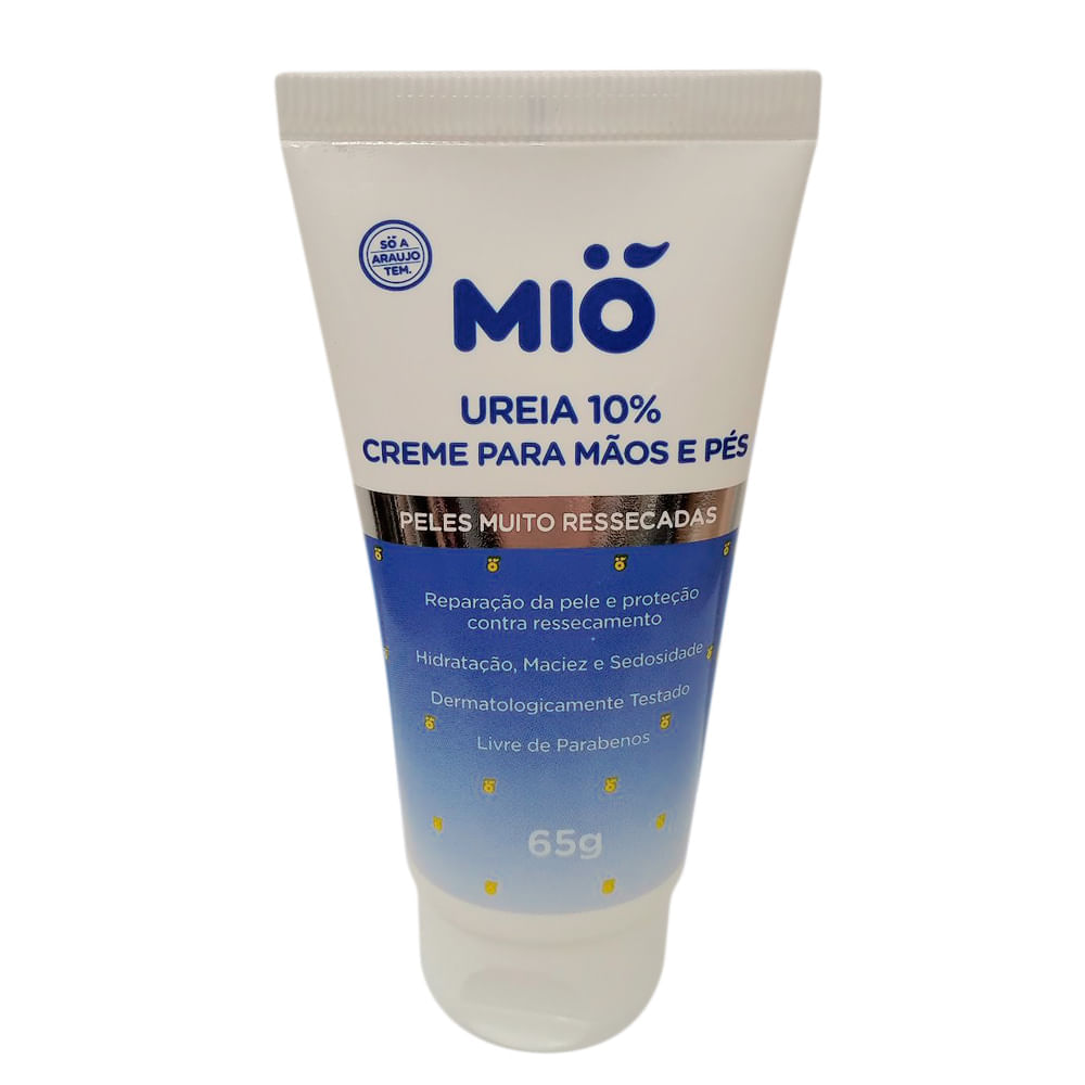 Miniatura Creme Hidratante para Mãos e Pés Mió Ureia 10% Peles Muito Ressecadas 65g