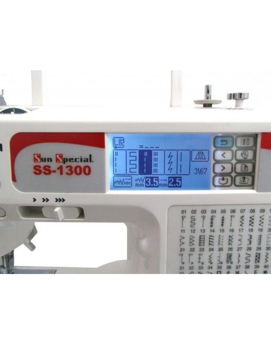 Miniatura Máquina de bordar doméstica SS1300 - Sun Special