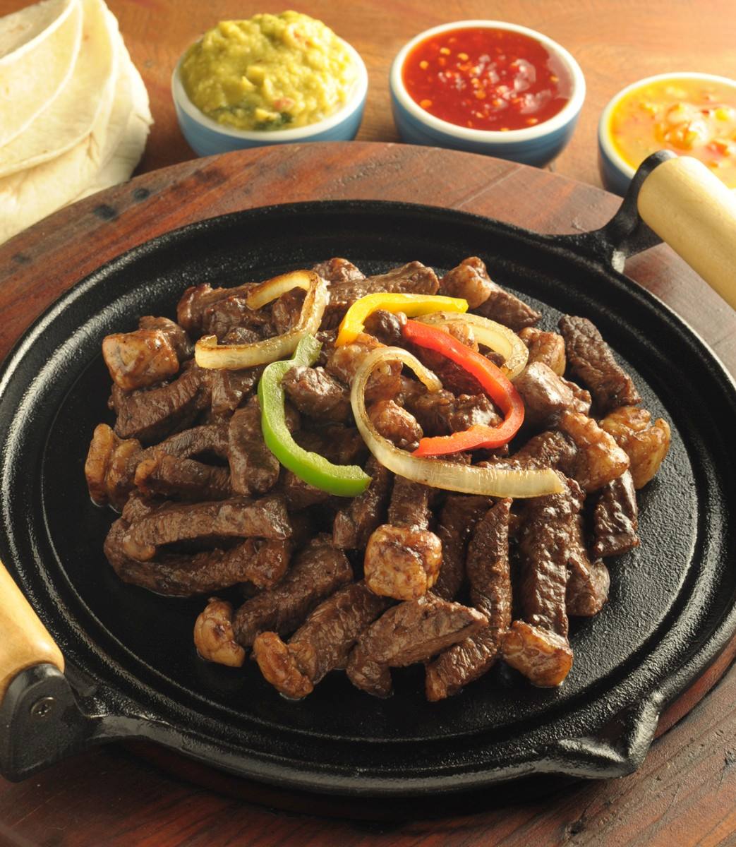 Miniatura Chapa carne picanheira grande de ferro fundido 35cm