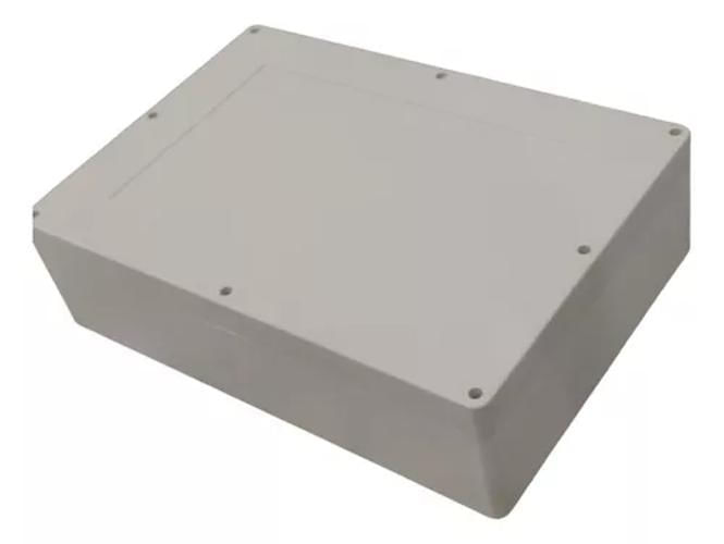 Miniatura Caixa Plastica Montagem De Circuitos 380X260X105Mm Branco