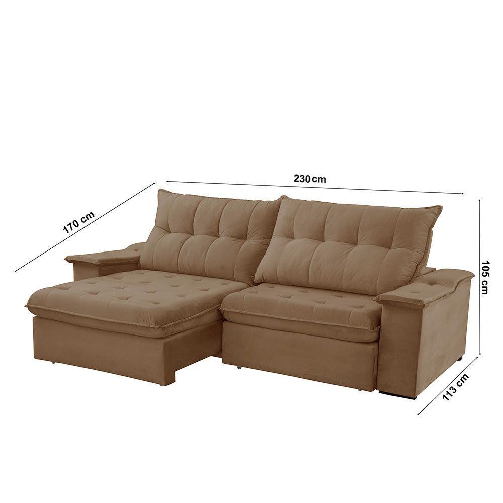 Sofá Lua Veludo 02 Módulos 90 Cm B25cm Meu Sofá Online B016 Veludo Marrom
