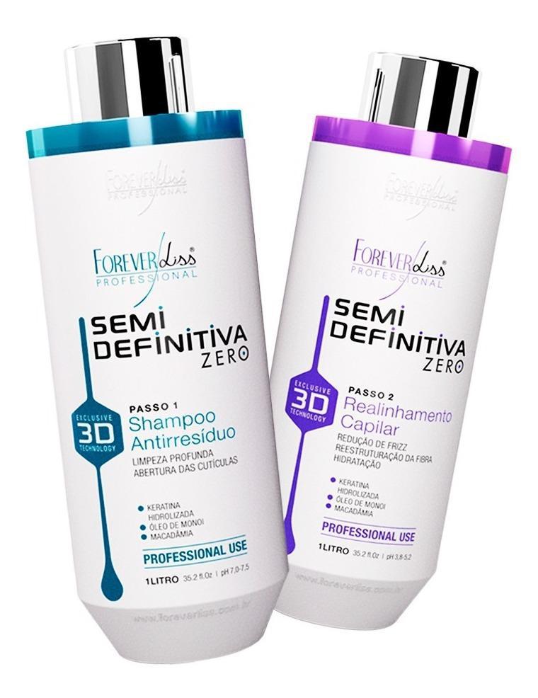 Miniatura Forever Liss Kit Progressiva 3D + Cauter + Botox Zero 250G