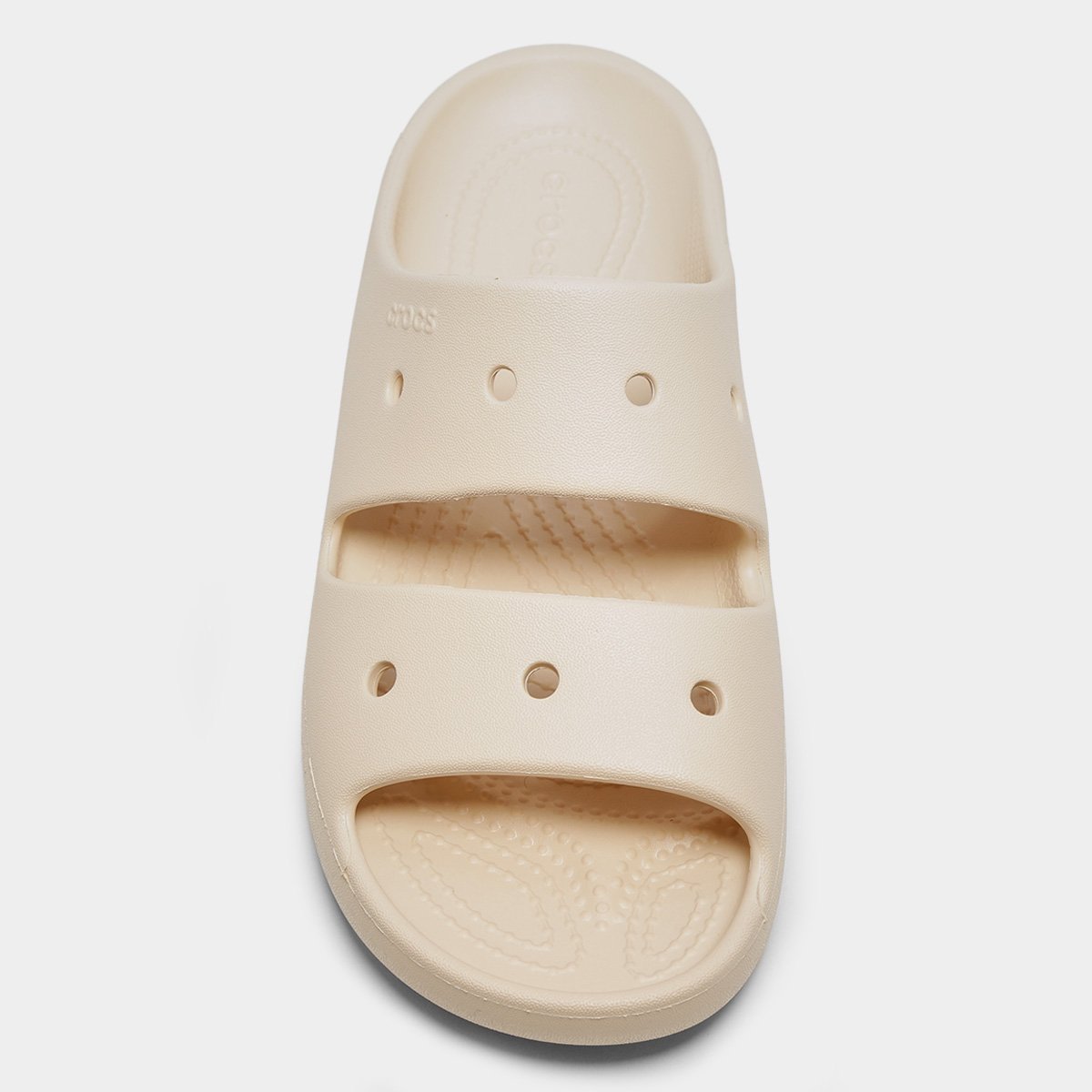 Miniatura Crocs Classic Sandal v2 Feminino Bege - 35