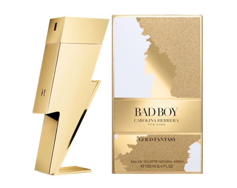 Miniatura Bad Boy Gold Fantasy Carolina Herrera Eau De Toilette 100Ml