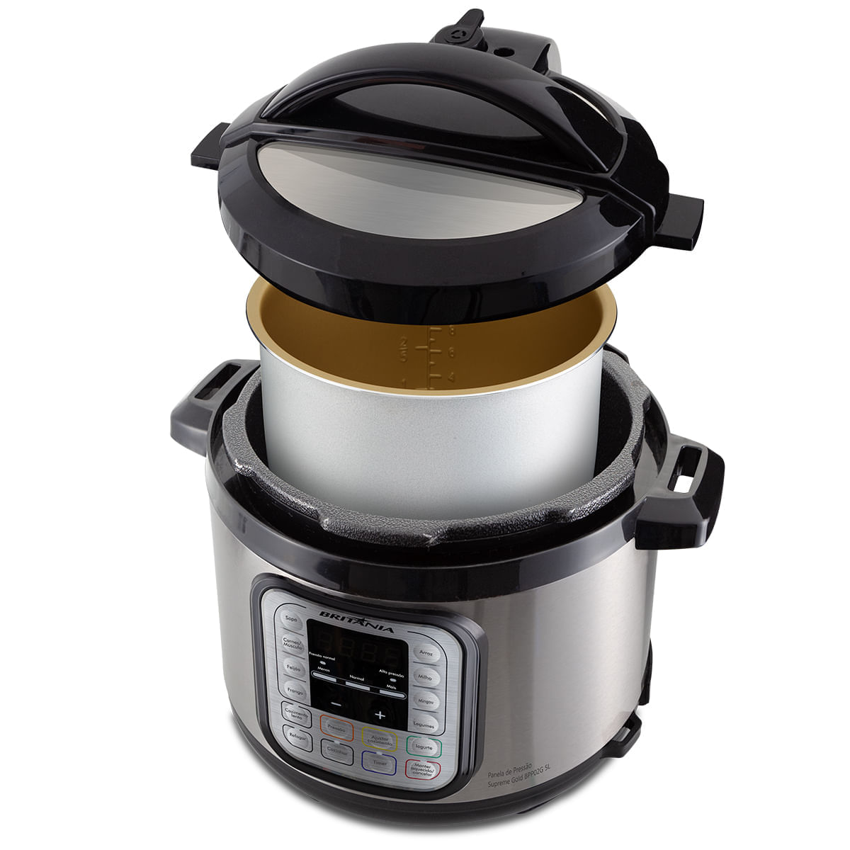 Miniatura Panela de Pressão Britânia Supreme Gold BPP02G 900W 127V