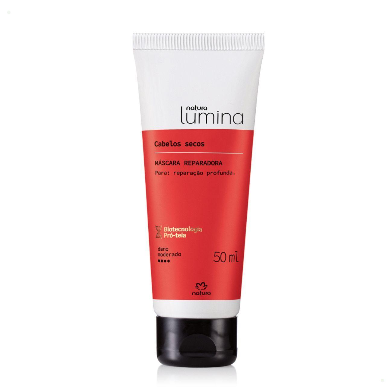 Miniatura Mini Máscara Reparadora Cabelo Seco Lumina Natura 50Ml Ref