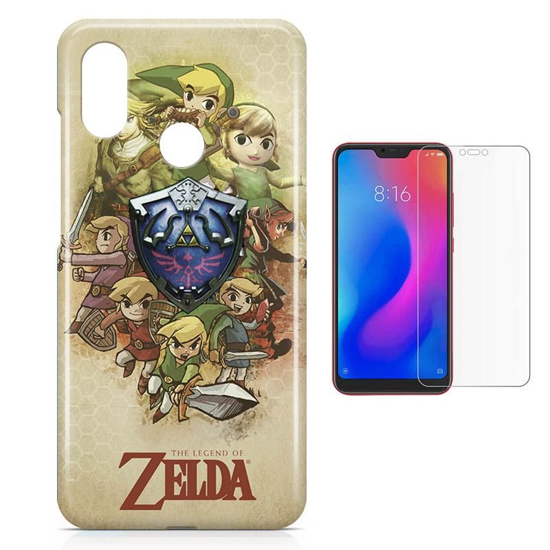 Miniatura Kit Capa Xiaomi Redmi Note 7 Pro Zelda E Pelicula