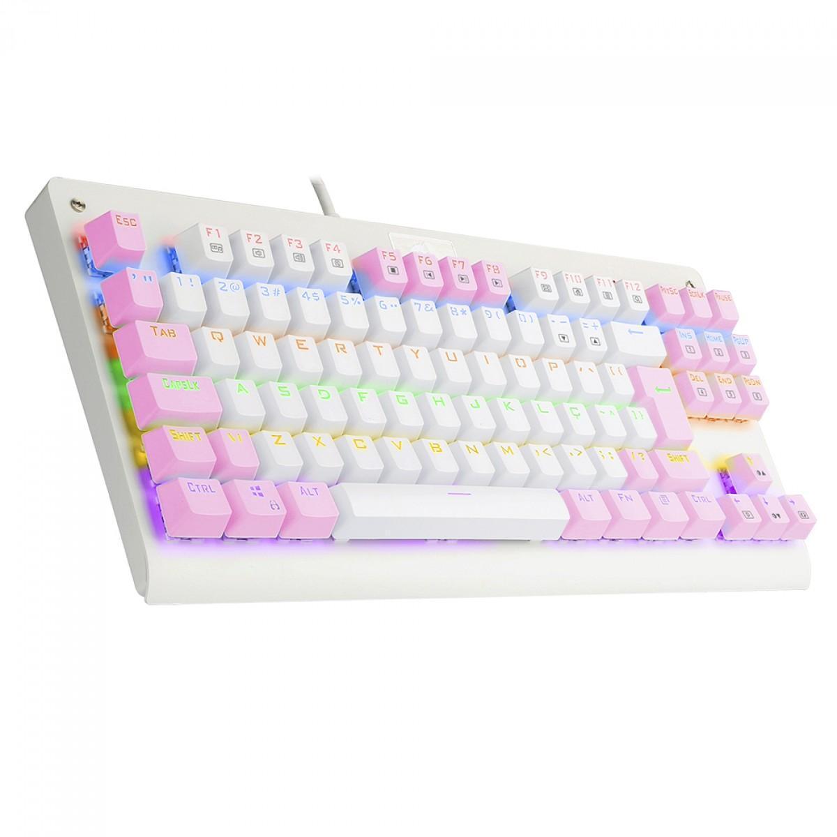 Miniatura Teclado Gamer Redragon Dark Avenger Rainbow Sw Blue K568Wp-R