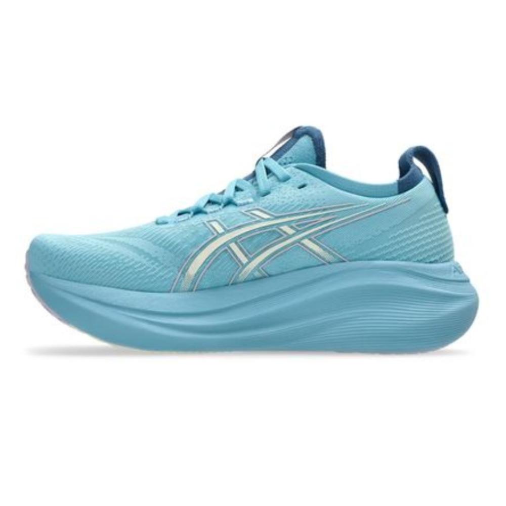 Miniatura Tênis Asics Gel-Nimbus 27 Feminino AZUL/BEGE - 35