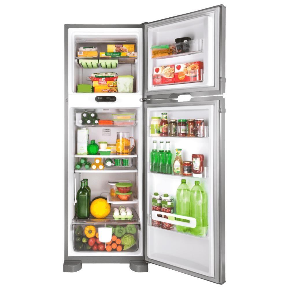 Miniatura Geladeira Duplex Consul 340 Litros Frost Free Inox CRM39AK 110V