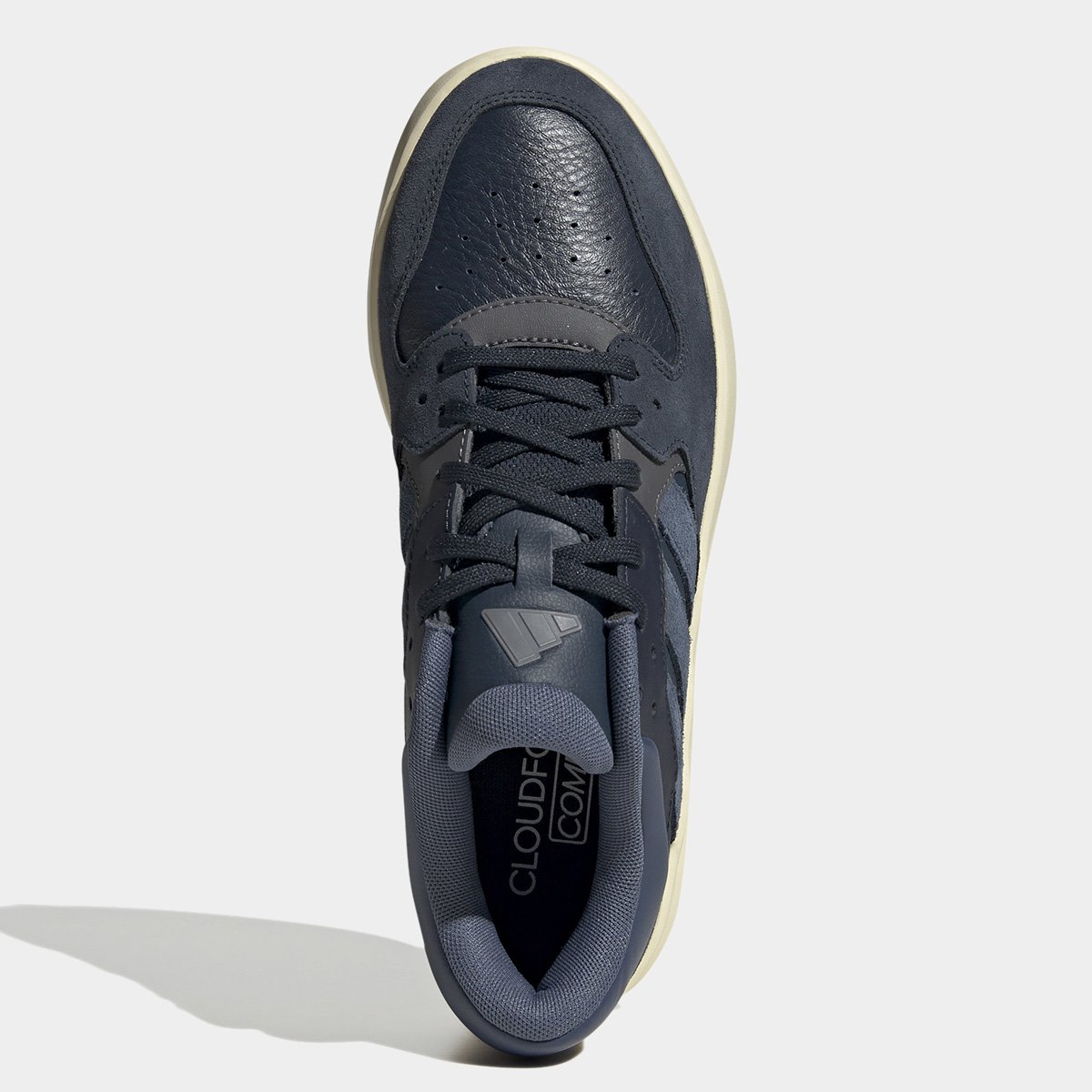 Miniatura Tênis Adidas Court 24 Masculino Marinho+Bege - 37