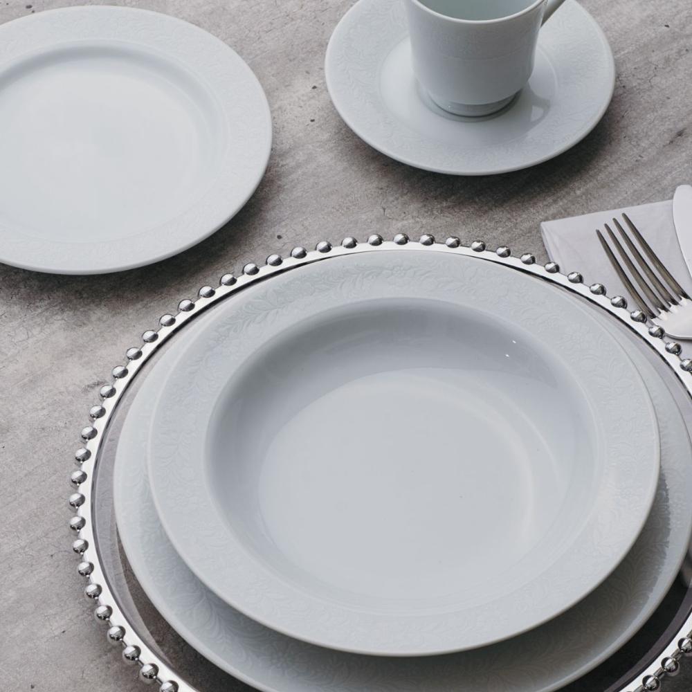 Jogo de Jantar 60 Peças Café Noiva Porcelana Schmidt