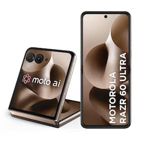 Miniatura Smartphone Motorola Razr 60 Ultra 5G Madeira 1TB, 16GB RAM + 16GB Ram Boost, Tela Dobrável 7.0" pOLED e Externa 4", Câmera Traseira 50MP e IP48