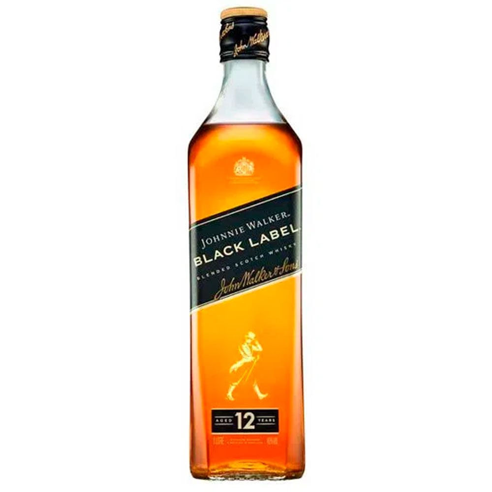 Miniatura Whisky Black Label 1L 3 Unidades Johnnie Walker