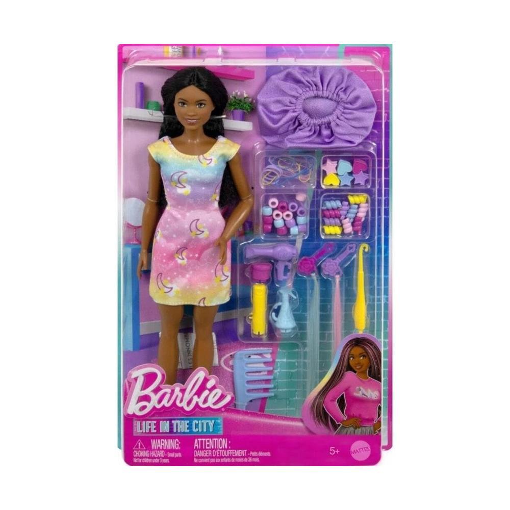 Miniatura Boneca Barbie Brooklyn Conjunto Penteado Vida Na Cidade
