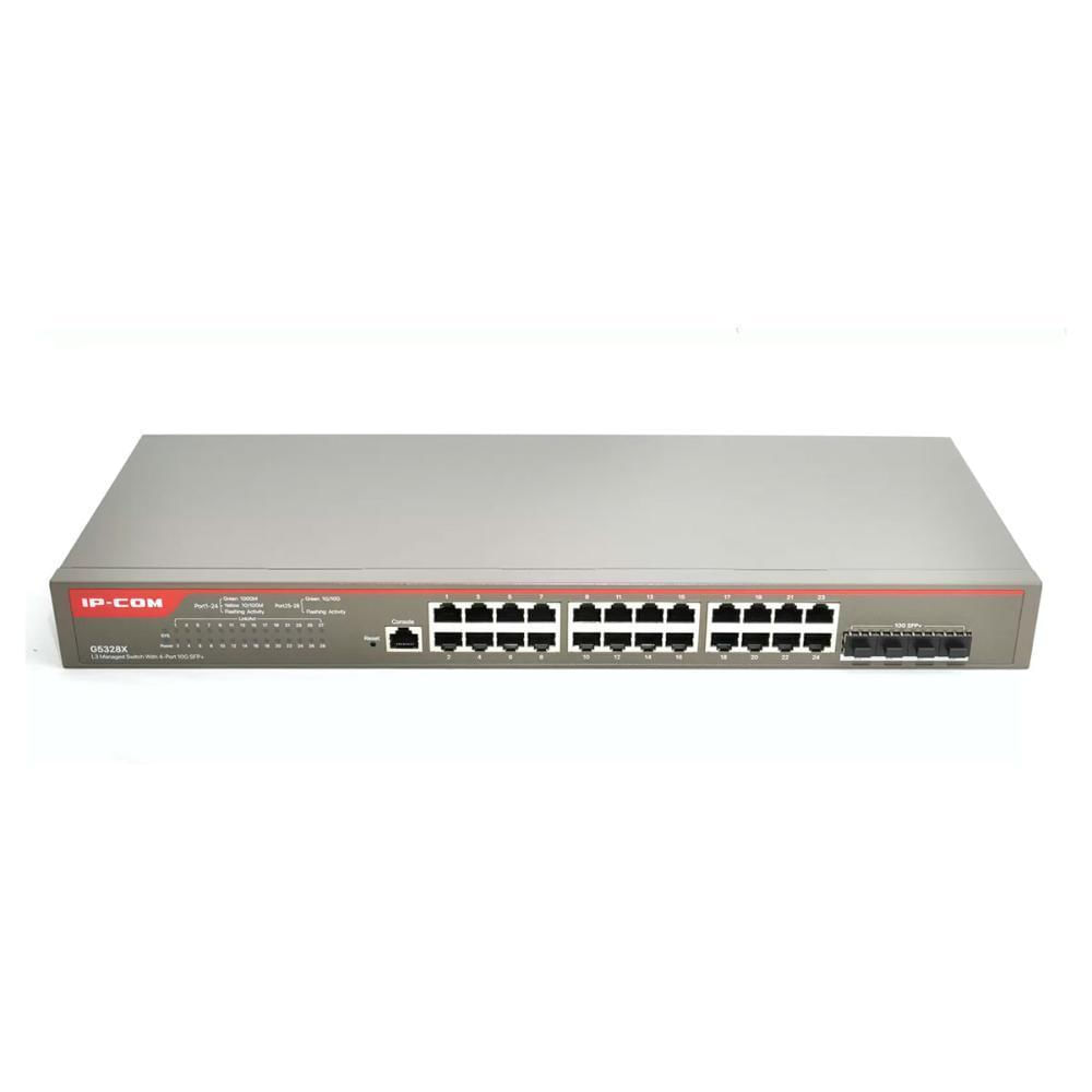 Miniatura Switch 24 Portas Ip-Com G5328X - Gigabit - 4 Portas Sfp+