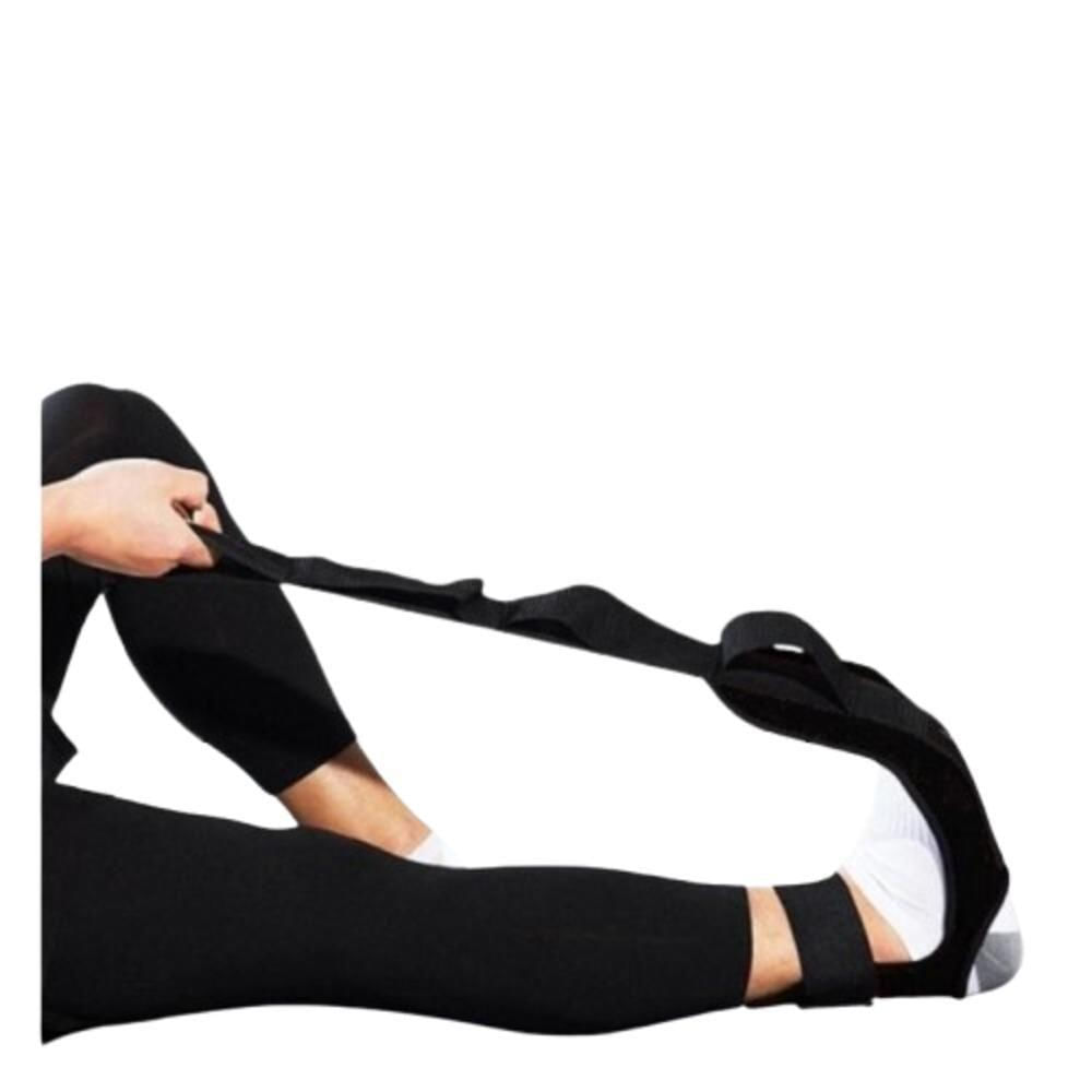 Miniatura Faixa Elástica para Alongamento com Alças Yoga Pilates Fisioterapia Pernas Tornozelo