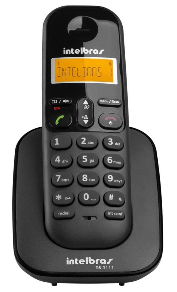Miniatura Kit Telefone S Fio Ts 3110 Branco + 2 Ramal Preto intelbras Homologação: 17481405689