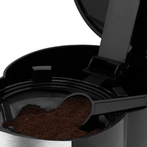 Miniatura Cafeteira Elétrica Britânia BCF32A 30 xícaras - Preto e Inox 110V