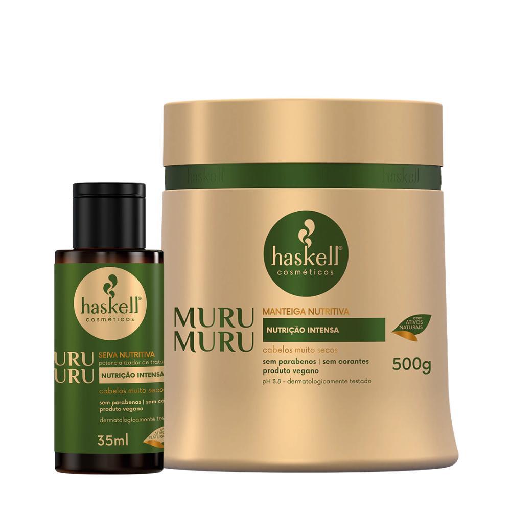 Miniatura Kit Haskell Murumuru Manteiga Hidratante 500G E Seiva 35Ml