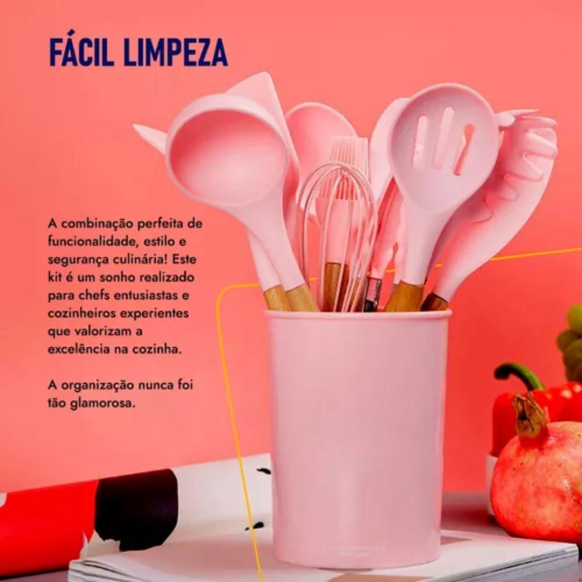 Kit 12 Utensilios De Cozinha Presente Mães