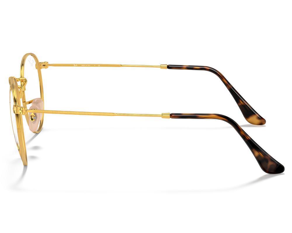 Miniatura Óculos De Grau Ray Ban Round Metal Rx3447Vl 2500-53
