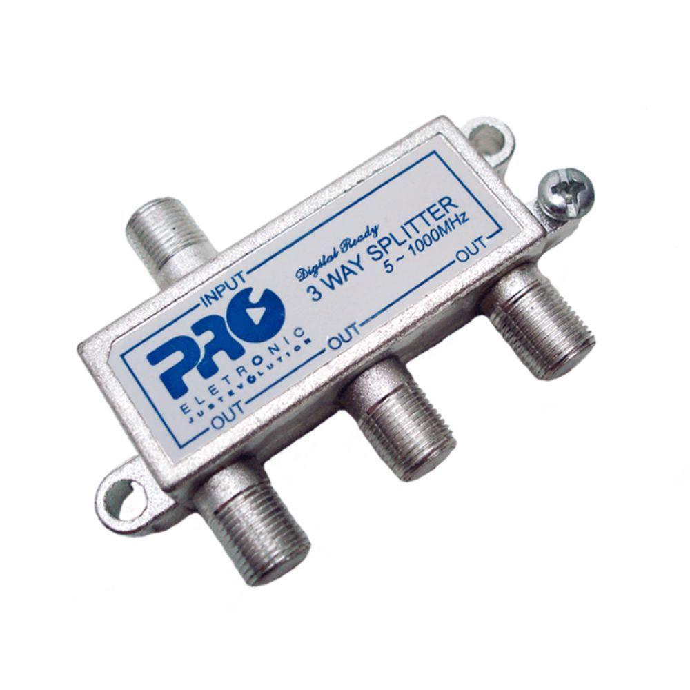 Miniatura Divisor Proeletronic Pqdv-1023b 1:3 Catv 1ghz 130db
