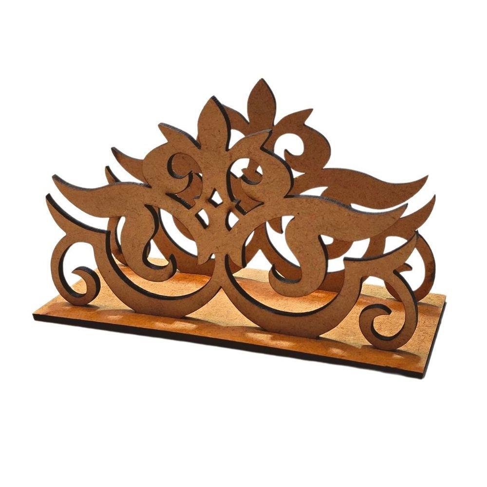Miniatura Porta Guardanapo Em Mdf - Kit 5 Unidades