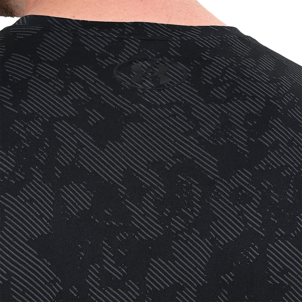 Miniatura Camiseta Manga Longa de Treino Masculina Under Armour Tech Vent Geode GG Preto