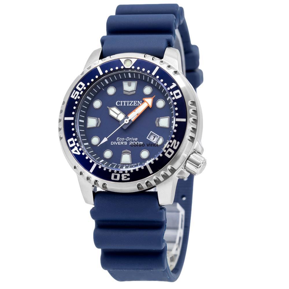 Miniatura Relógio Masculino Citizen Promaster Eco Drive Azul