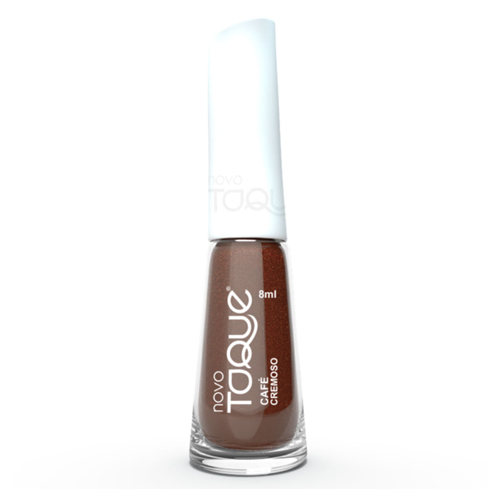 Miniatura Esmalte Novo Toque Cremoso Cor Café 8ml