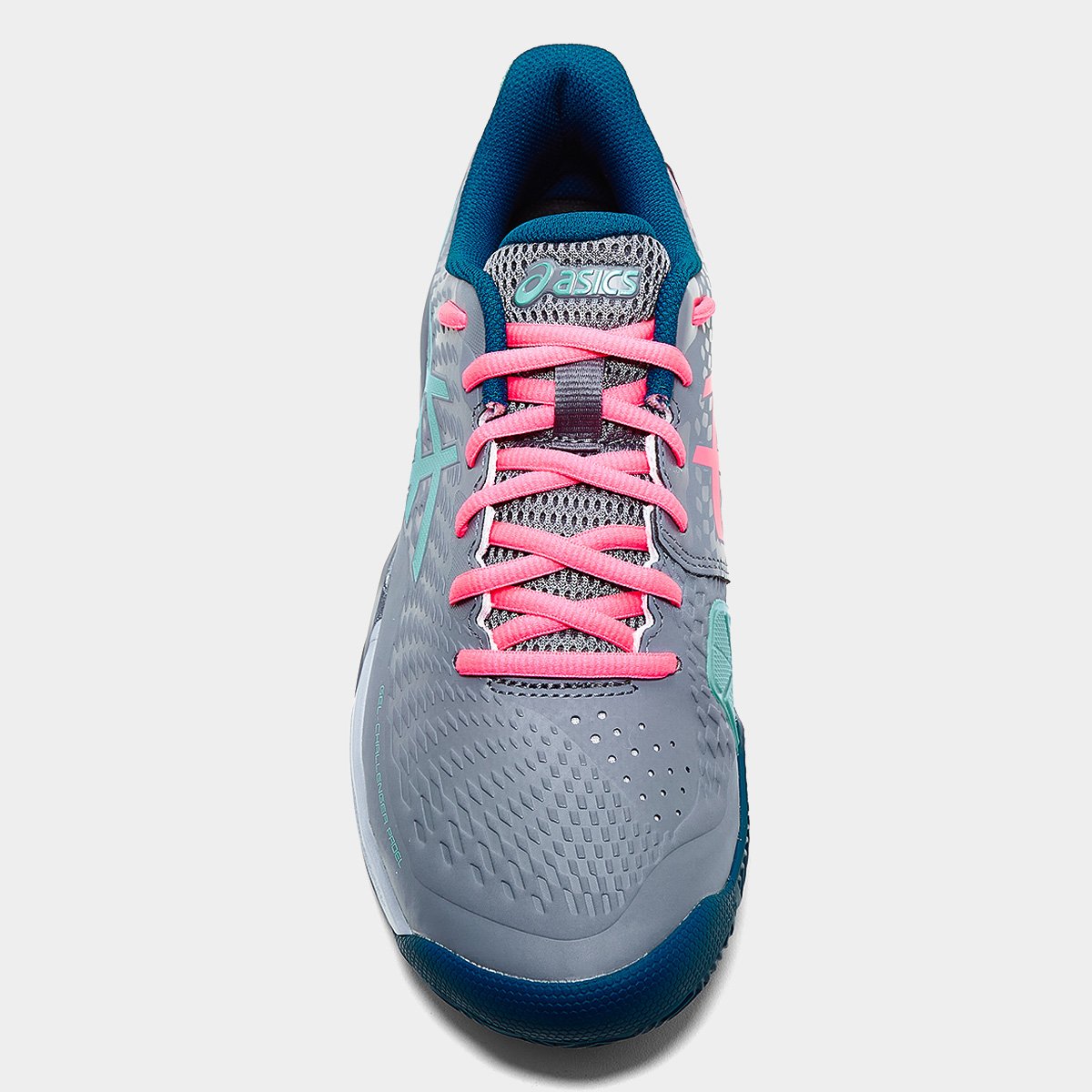 Miniatura Tênis Asics Gel-Challenger 14 Padel Masculino Cinza+Azul - 43
