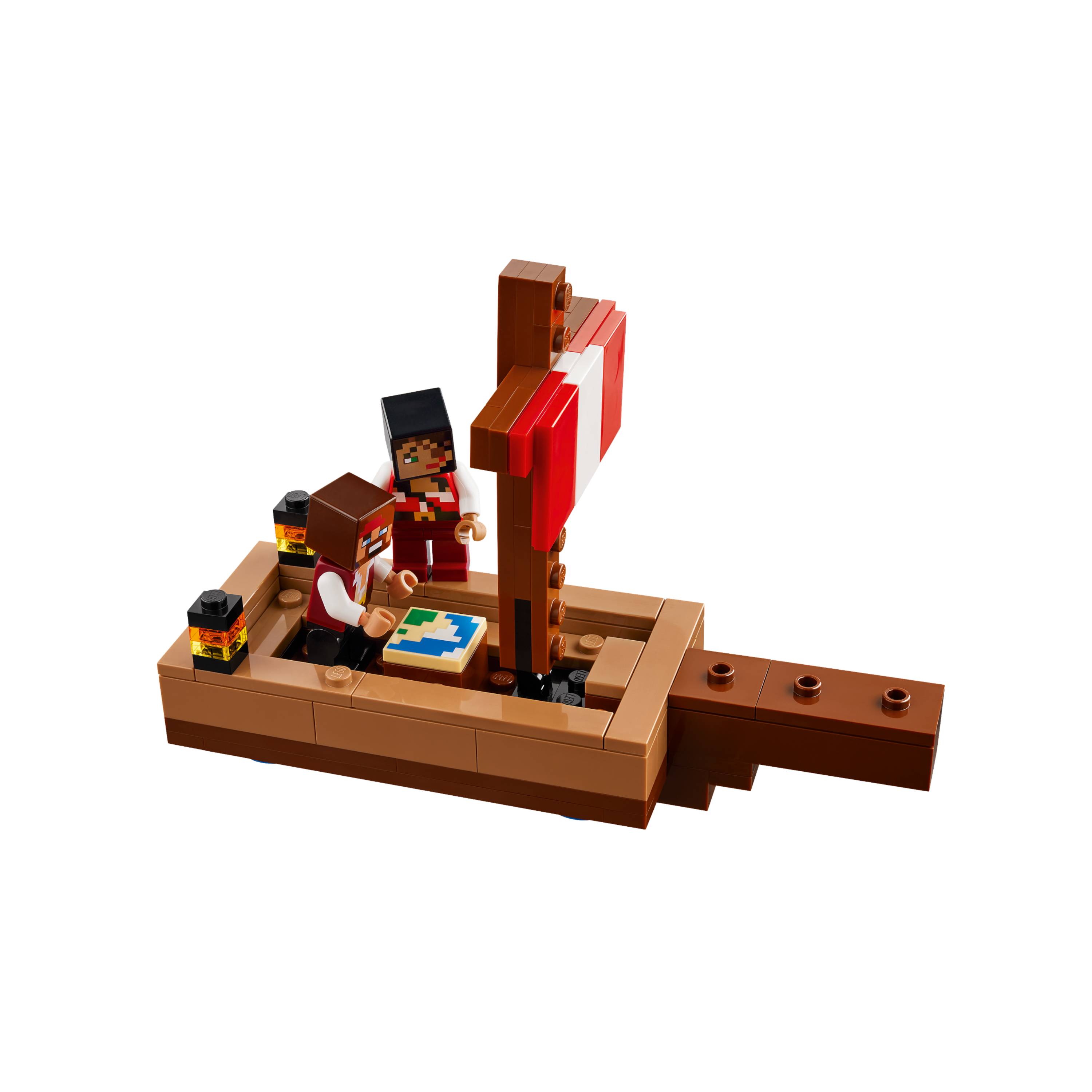 Miniatura LEGO Minecraft - A viagem do navio pirata