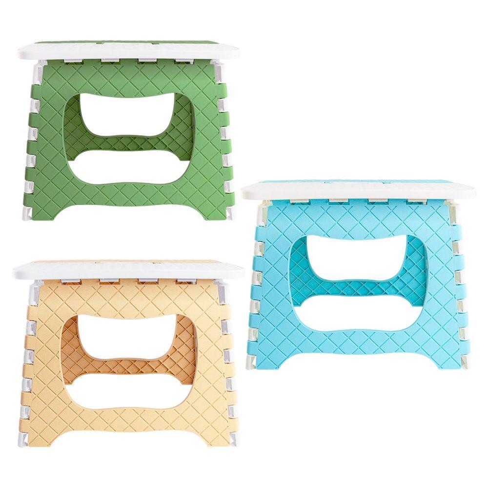 Banquinho Dobrável Infantil Banqueta Alça Resistente