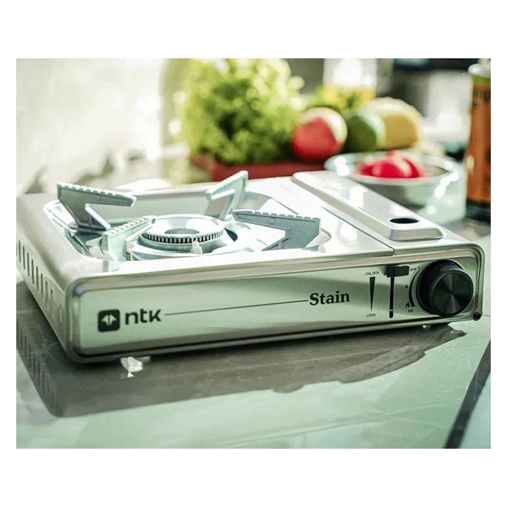 Miniatura Fogareiro Frontier Inox Portatil Para Cozinha E Camping