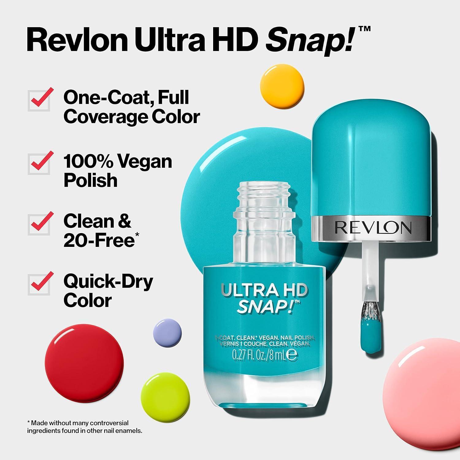 Miniatura Esmalte Revlon Ultra Hd Snap Vegano - Cor 014 Red And Real