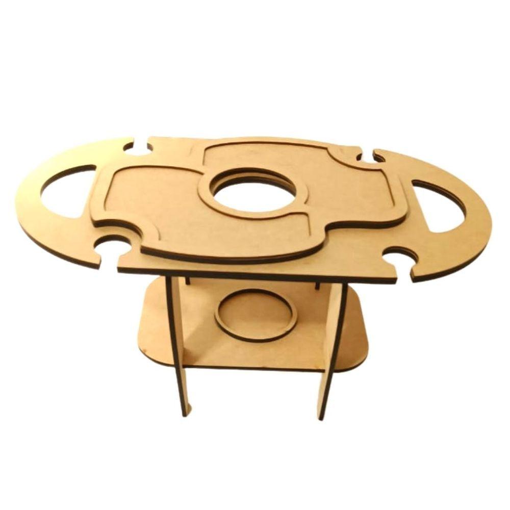 Miniatura Mini Adega Mdf Para 1 Garrafas