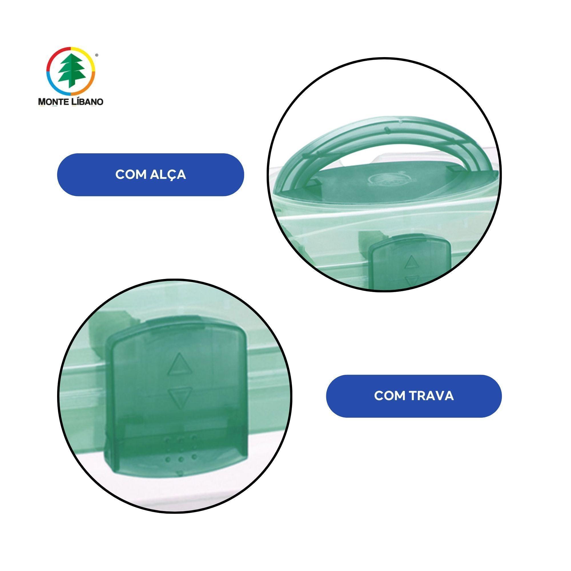 Miniatura Caixa Maleta Multiuso Organizadora Manicure Laranja